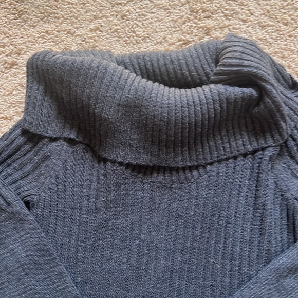 Gray Sweater Dress - Picture 3 of 10